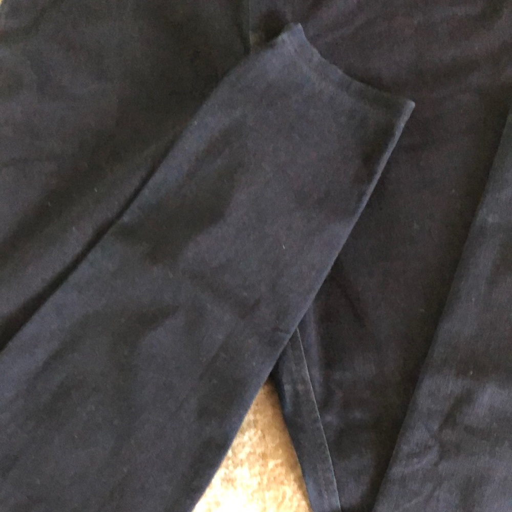 Hue dark rinse denim leggings